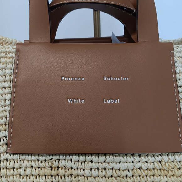 Proenza Schouler White Label Morris Large Raffia Tote - Picture 8 of 16